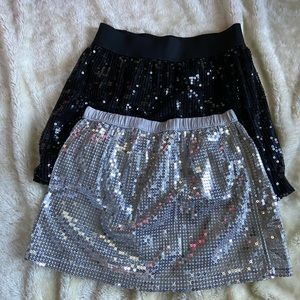 2 girls skirts